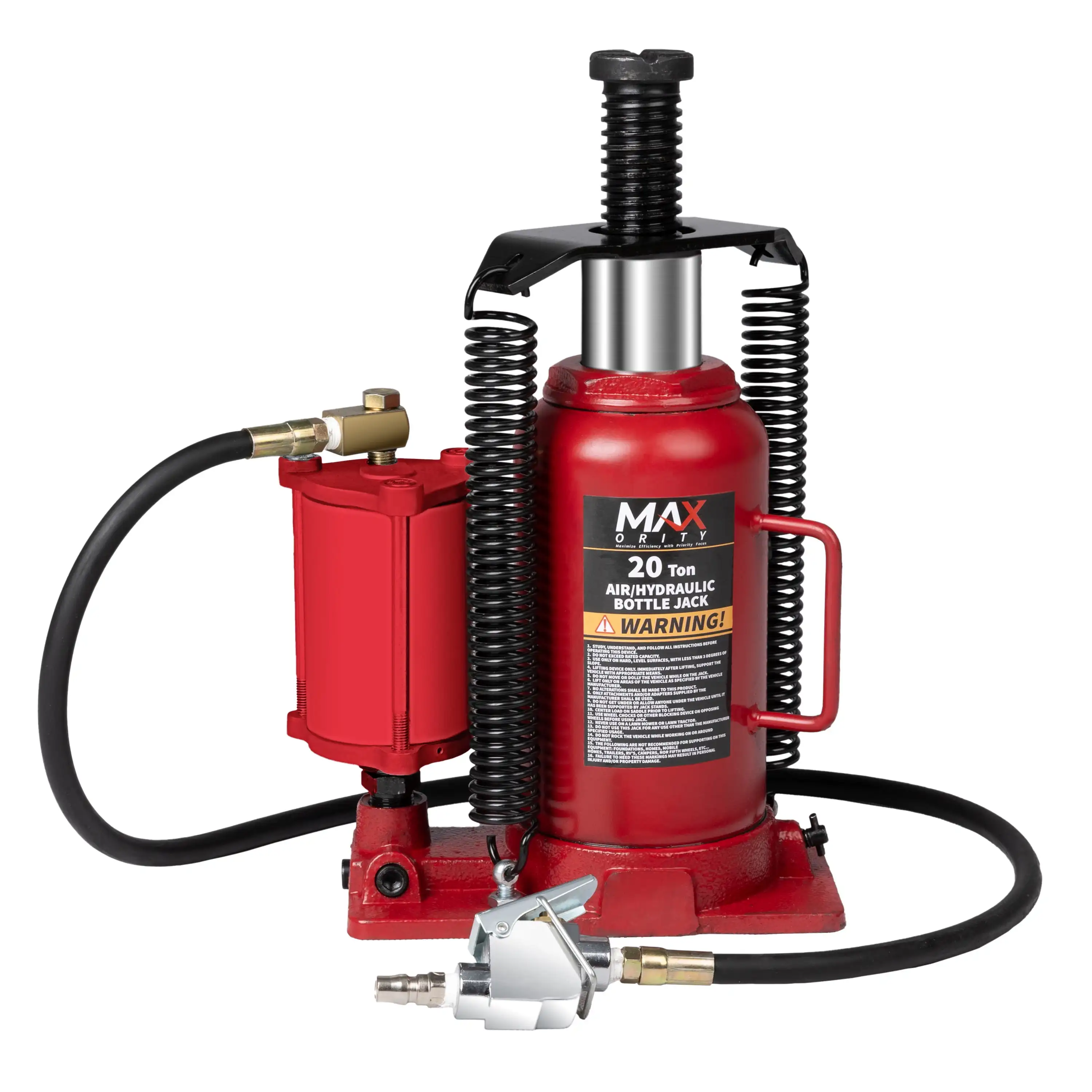 

20-тонный пневматический гидравлический пневматический быстрый подъемный автомобильный домкрат для бутылок с насосом из алюминиевого сплава