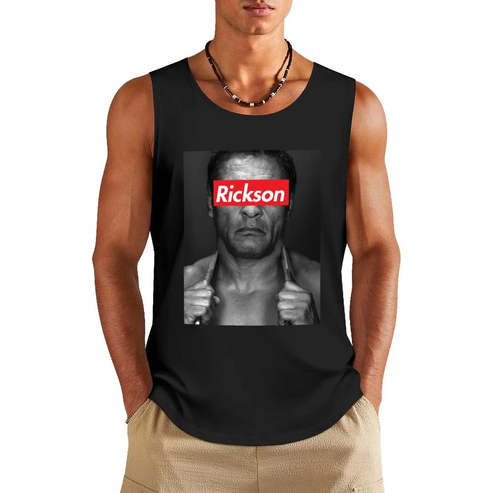 

Rickson Gracie BJJ Brazilian Jiu-Jitsu Tank Top sleeveless man shirts muscle t-shirt Men's gym articles Men's sleeveless t-shirt