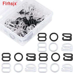 30/20 set di cinturini e anelli per cinturino di regolazione della biancheria 8mm cinturino per reggiseno gancio per gancio scorrevole per abito antiscivolo accessori per abbigliamento fai-da-te