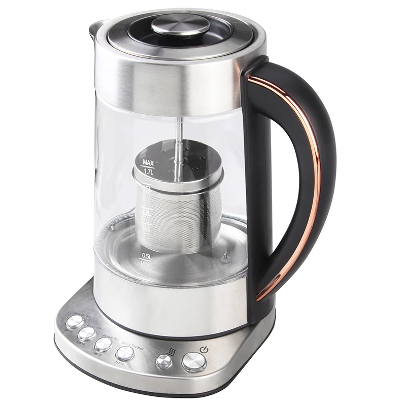 

small kettle with glass lid smart wifi kettle water boil electronic glass multifunction temperature electric kettle