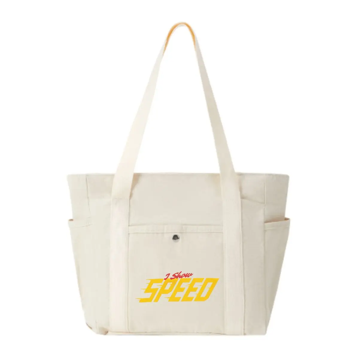 

iShowspeed Logo New Women's Shoulder Bag Handbag Simple Canvas Tote Bag Daily Commuting