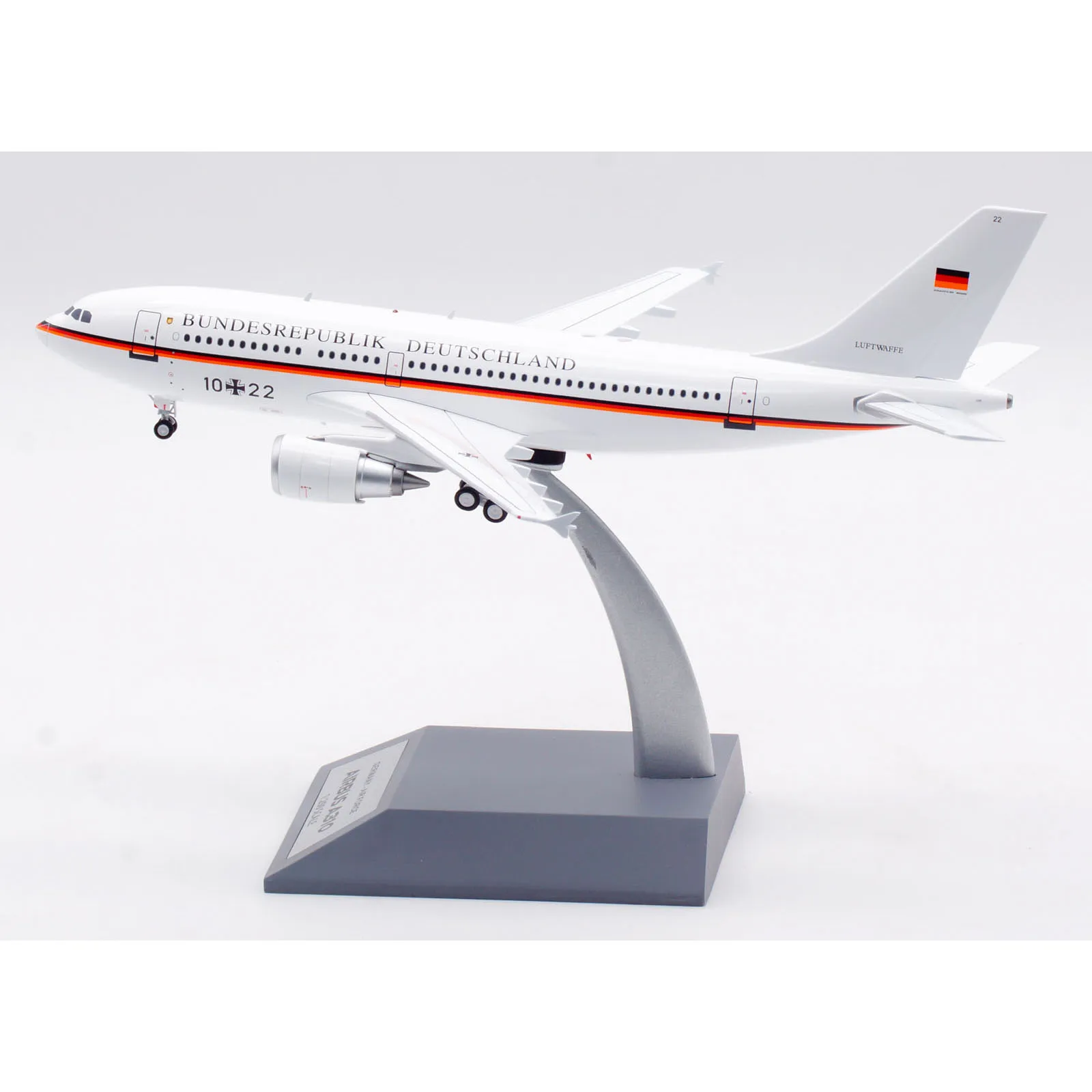 IF310GAF1022 Alloy Collectible Plane Gift INFLIGHT 1:200 Germany Air Force Airbus A310-300 Diecast Aircraft Jet Model 10+22