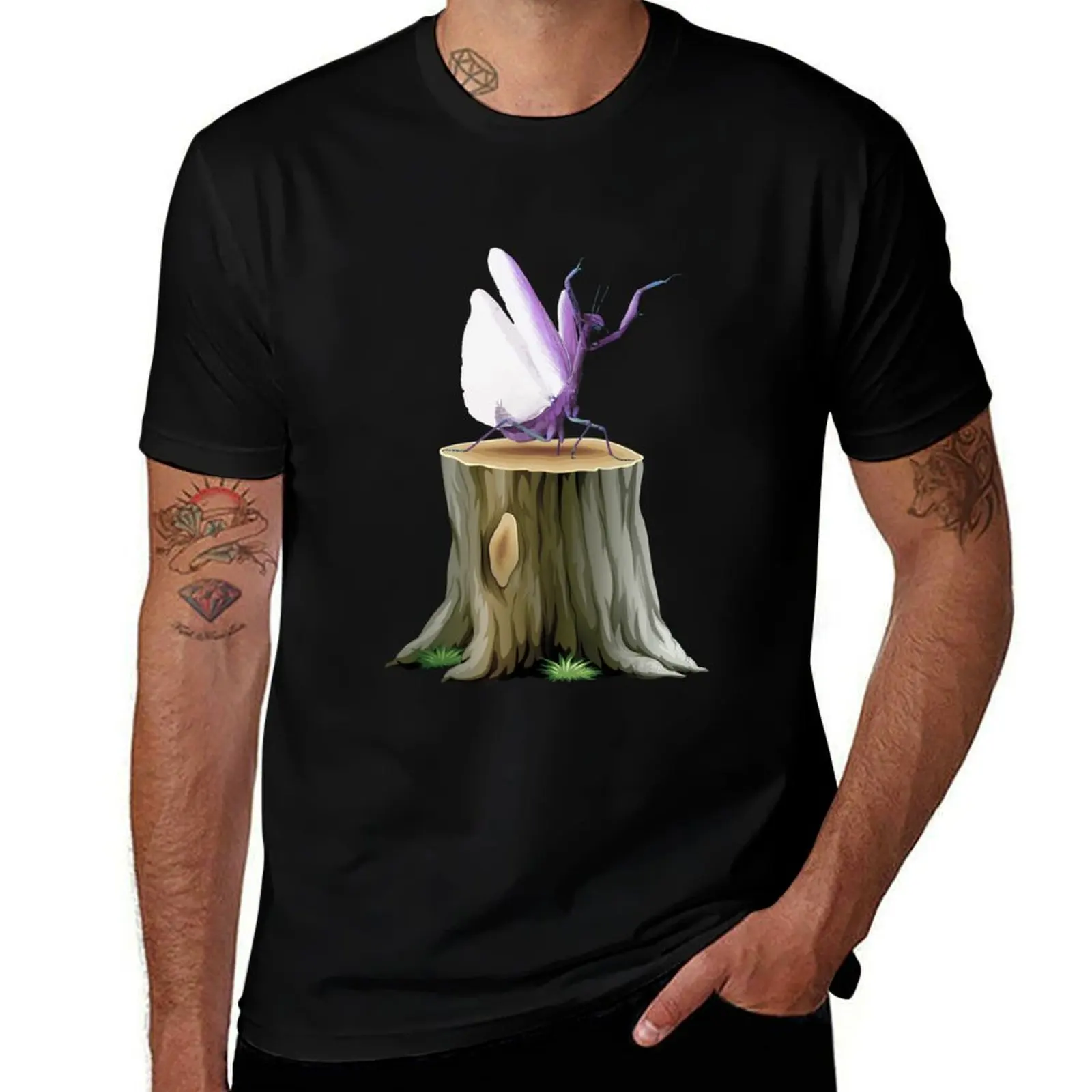 Praying Mantis Shaolin Kung Fu Wushu Style T-Shirt Running Performance Short Sleeve Tee