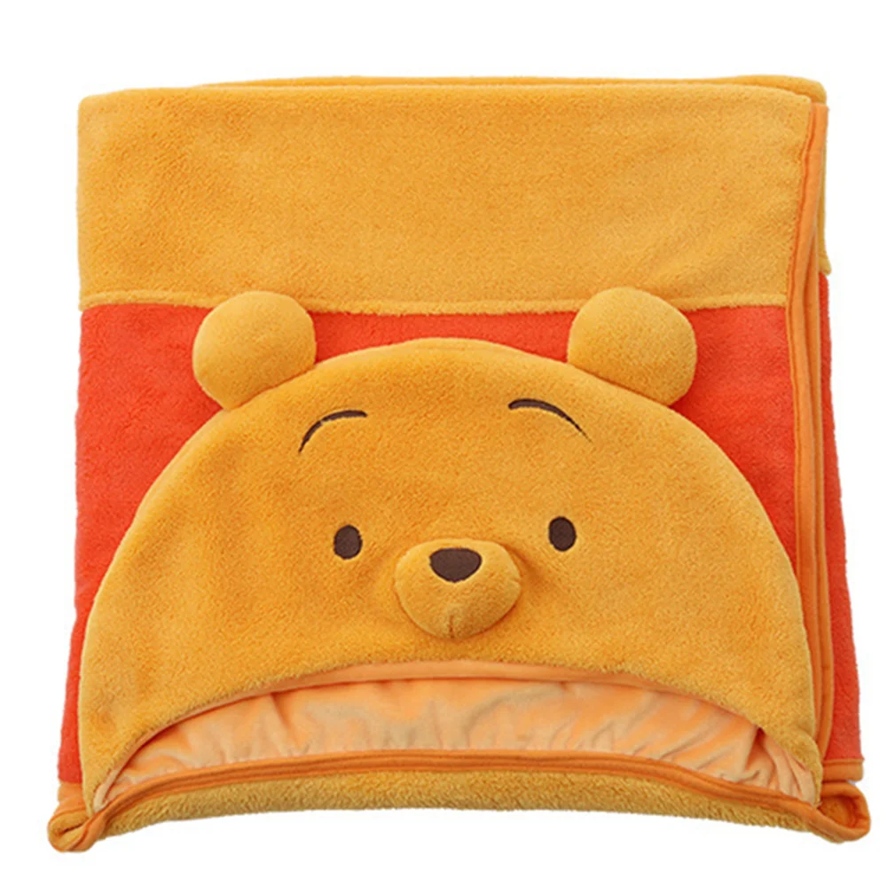 140x90 سنتيمتر Miniso ديزني ويني ذا بوه منشفة استحمام لينة وماصة المرجان المخملية منشفة المنزل الكبار الأطفال الكرتون حمام توي