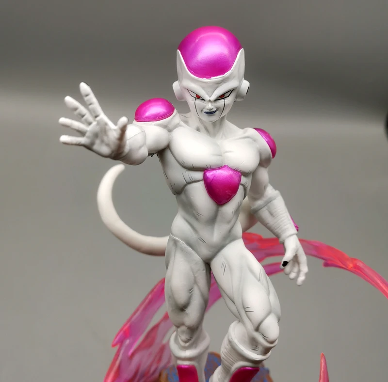 Dragon Ball Figures Frieza Anime Figure forma finale Frieza Tyrannosaurus Freezer Action 25cm collezione Pvc modello bambola giocattoli regali