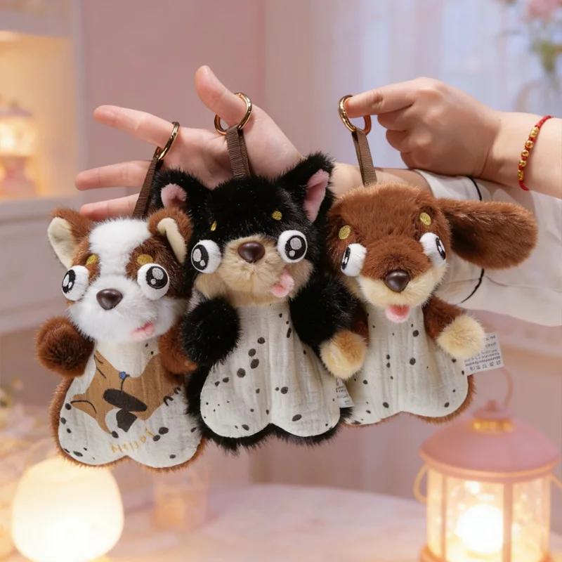 Chihuahua&Sausage Dog Pinch Soothing Bean Bag Hanging Accessories Cute Animal Stuffed Plush Toys Backpack Charm Doll Gifts