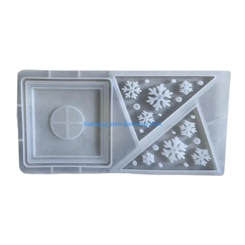 

573B Holder Mold Pyramid Shaped Silicone Mold Candlestick Decorations Mould
