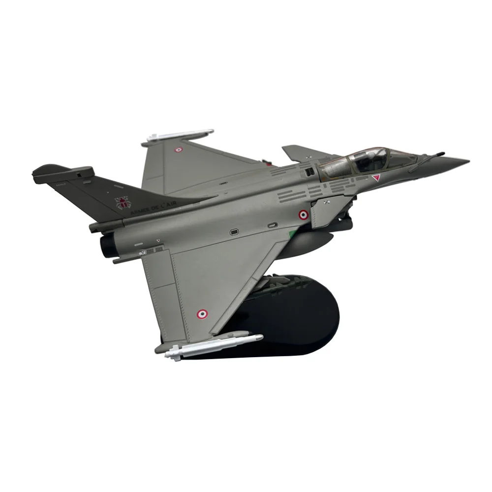 1:100 France Rafale C Libya War Fighter Toy Jet Aircraft Metal Military Diecast Plane Toy Model for Collection or Gift