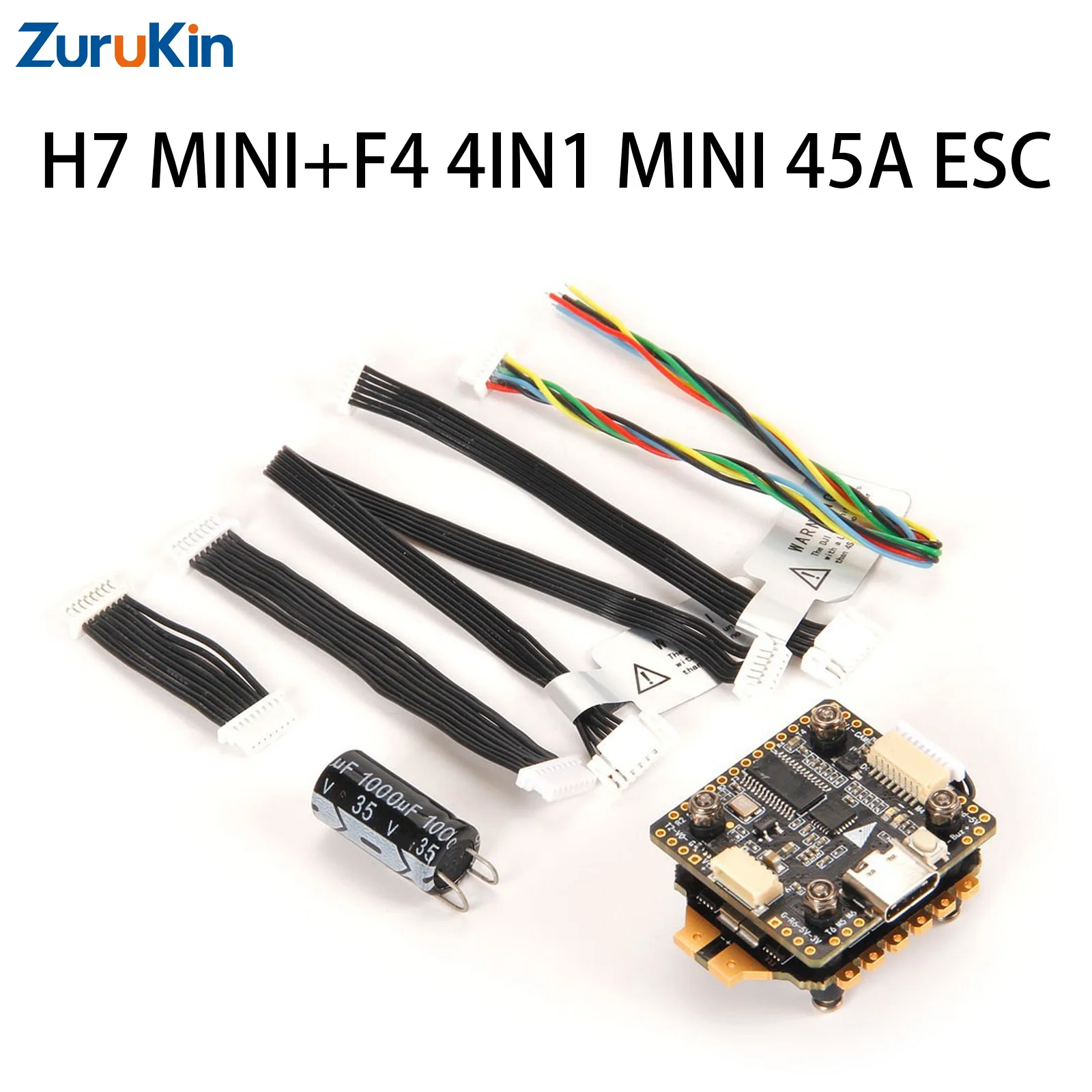 H7Mini-F4-45A H7 Mini Flight Controller F4 4In1 Mini 45A Esc Stack For Fpv Racing Drone Quadcopter 20X20Mm Mounting Hole