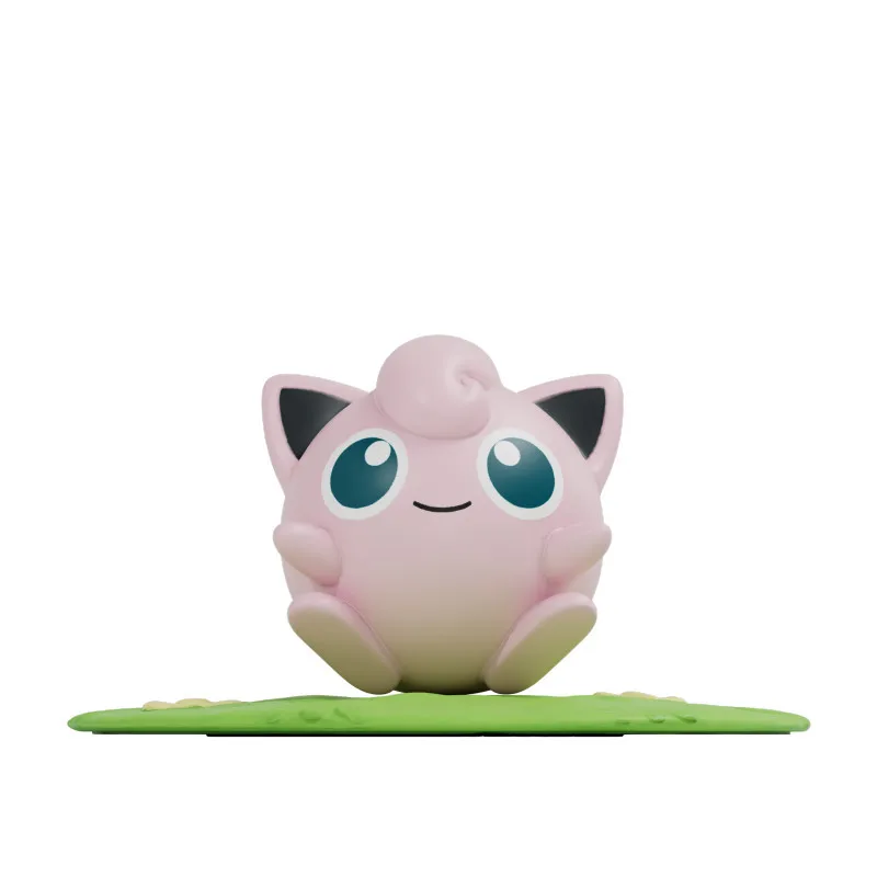Echte Pokemon Pikachu Sleutelhanger Snorlax Squirtle Eevee Anime Actiefiguren Speelgoed Sleutelhanger Geur Hanger Halloween Geschenken