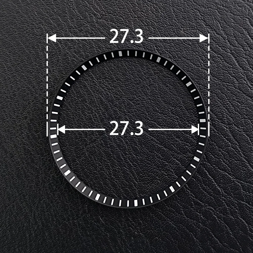 Mod Watch Hochwertiger Kapitelring Passend für NH35 NH36 Uhrengehäuse Ersatz für Kunststoff-/Kupfer-Innenring Größe 30,3*27,3mm Uhrenzubehör – Detail 7