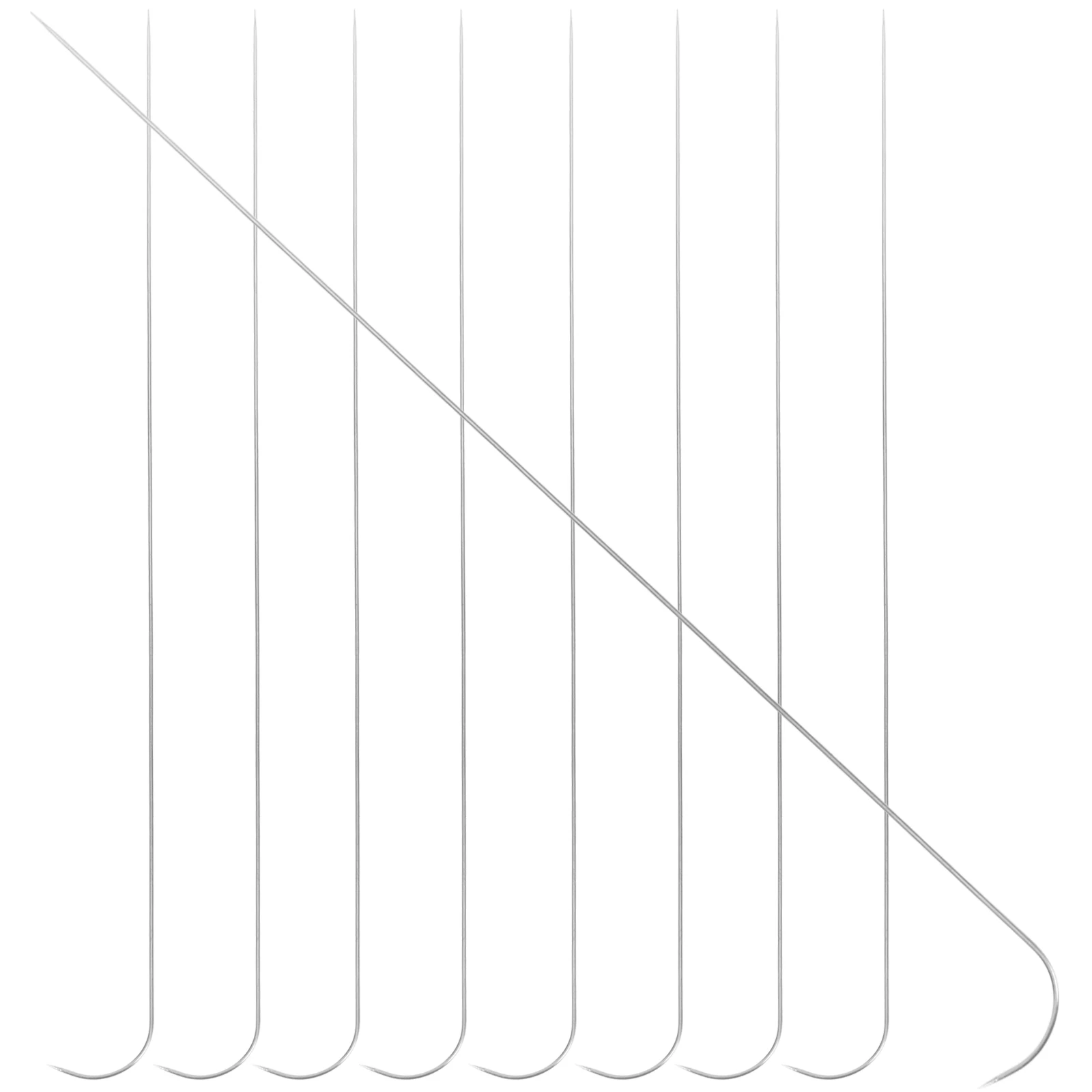 

9Pcs DIY Beading Needle Set Iron Threading Tool for Jewelry Making Beads Craft Bracelet Necklace Stringing Tool