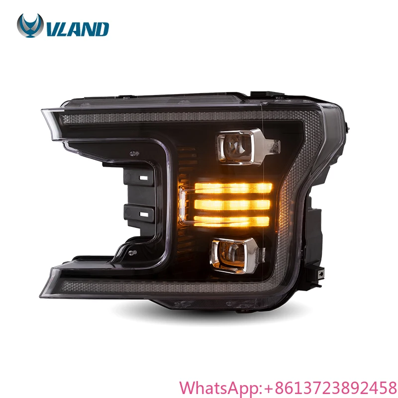 

VLAND Wholesale Full LED F 150 Headlights 2018 2019 2020 for Ford F150