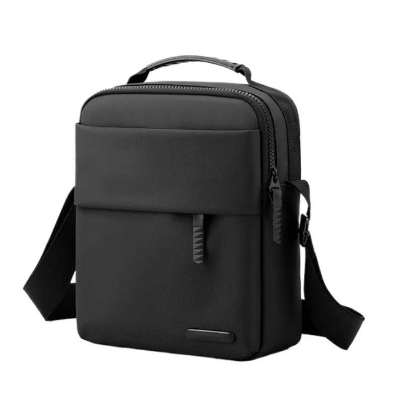 New Business-style Men's Single-shoulder Bag, Multi-functional Casual Crossbody Bag, Large-capacity Water-resistant Handbag