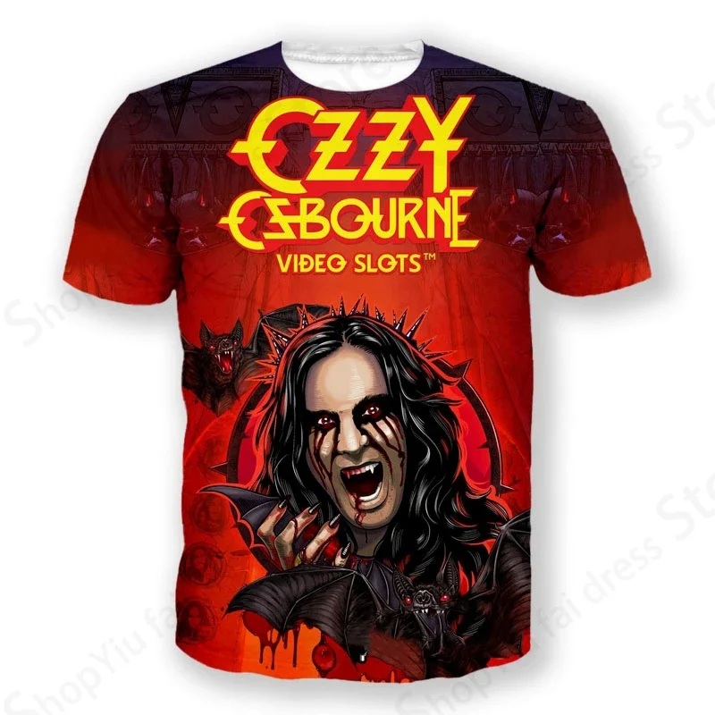 Rock Band T Shirt Ozzy Osbourne 3d Printed Tshirt Men Women Fashion T-shirt Hip Hop Tops Tees Graphic T-shirts Men Clothes Kids image 4