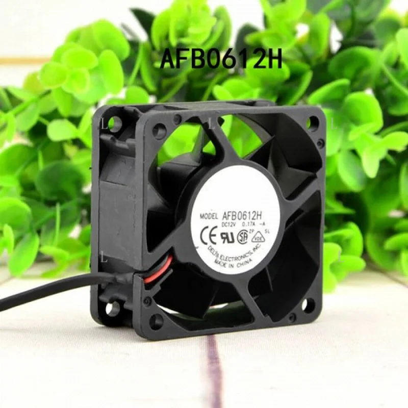 L Hitzebeständiger Lüfter für Delta 12VDC 0,15A AFB0612H 60*60*25MM Low-Energy-Kühler