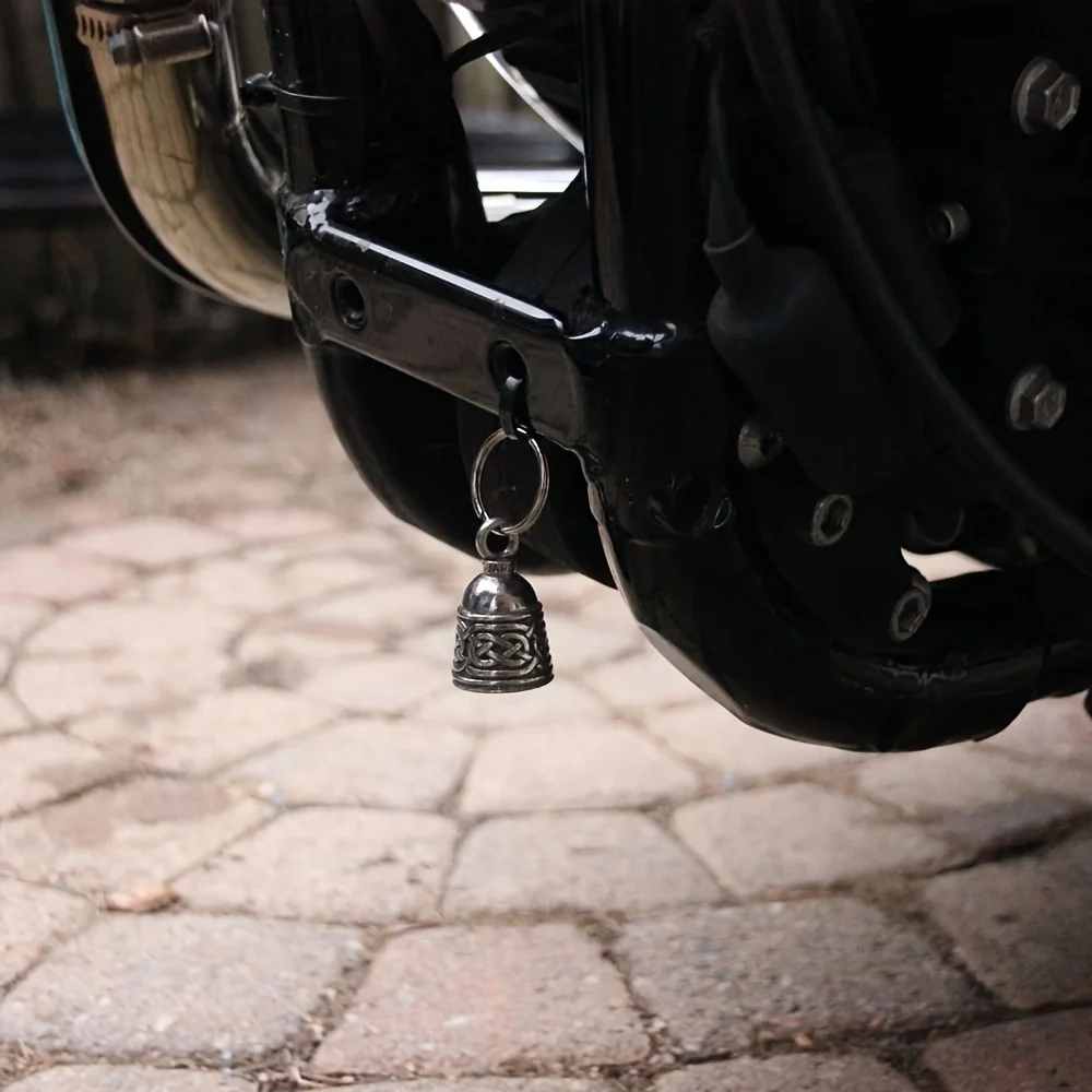 الرجعية الجناح تصميم السائق حسن الحظ سحر سبيكة الشرير نمط الشر الروح فخ جرس الرجال خمر ثلاثية الأبعاد تصميم دراجة نارية الجارديان جرس