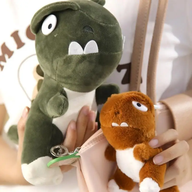95ae Soundable Dinosaur Dinosaur Keynchain Bag Ornement Femmes Decorations à main
