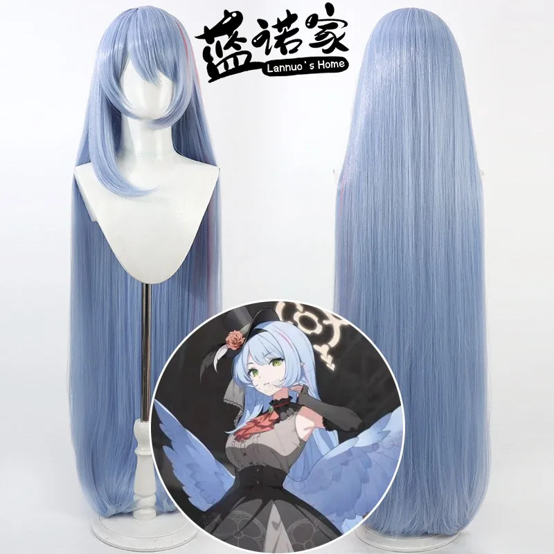 

Anime Blue Archive Kuramori Misaki Cos Cosplay Wig Halloween Carnival Party Props Synthetic Hair Heat Resistant Fiber + Wig Cap