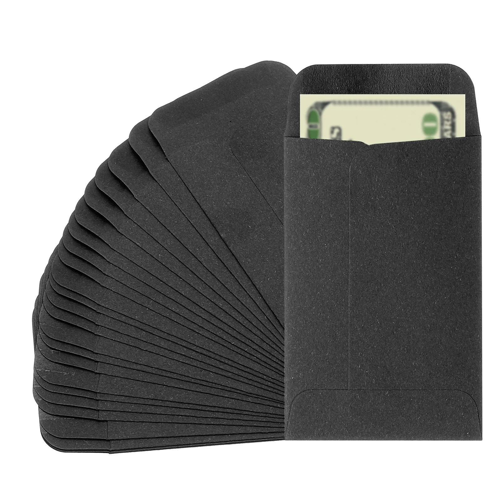 25Pcs 8.89x5.7cm Cash Envelopes Money Envelope Money Holder Bags Budgeting Saving Challenge Letter Gift Card Packaging Envelopes