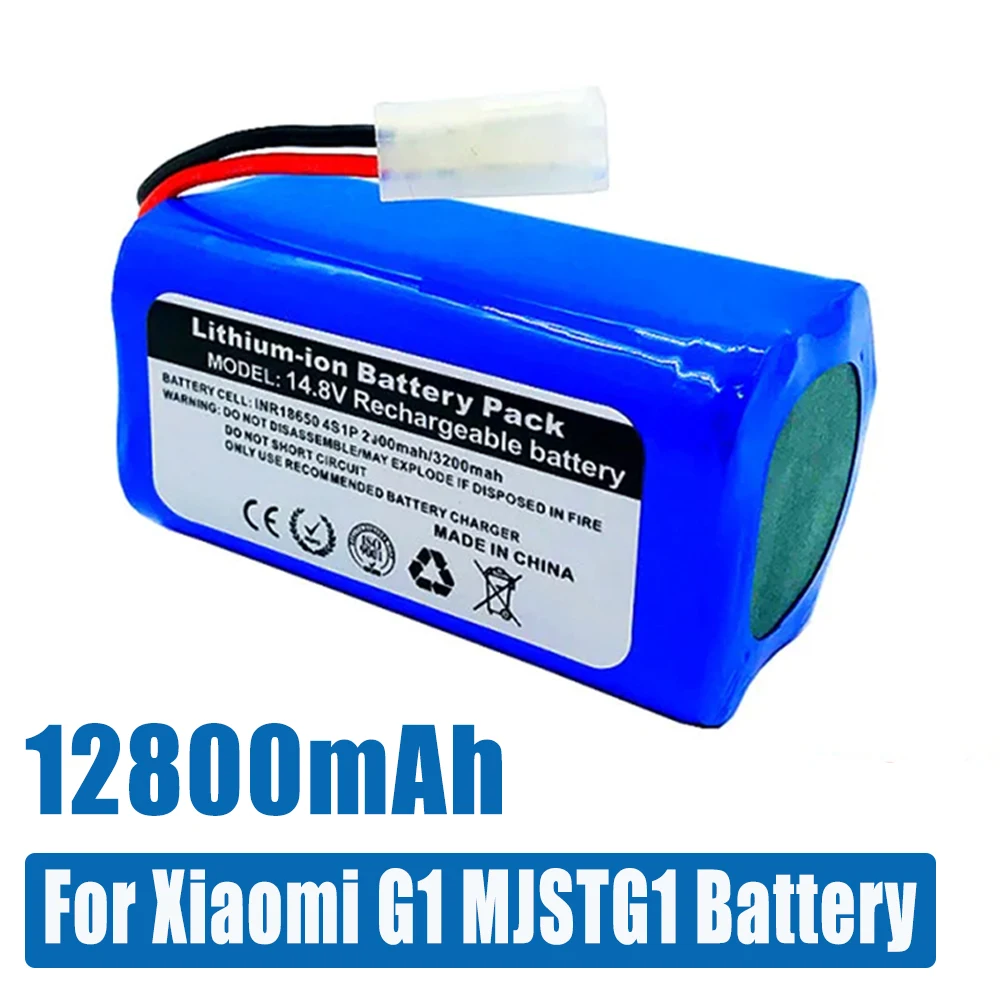 High-Quality 18650 Batteries 14.4V 2600mAh Li ion Battery, for Xiaomi G1 MI Robot Vacuum-Mop Essential MJSTG1 Vacuum Cleaner