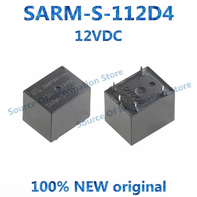 

5PCS SARM-S-112D4 15A 12VDC 5Pin Relay 100% New