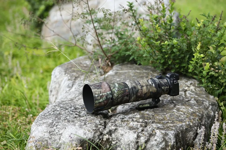 ROLANPRO Objektivmantel für Nikon Z 180–600 mm F/5,6–6,3 VR, wasserdichte Schutzhülle, Tarnung, Regenschutz, Z180–600 Pistolenhülse – Detail 12