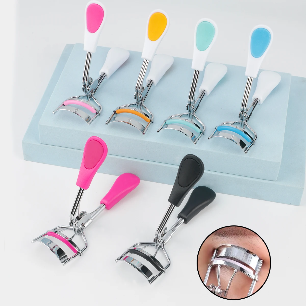 女性まつげカーラー化粧品アイクリップラッシュカーラーラッシュリフトツール美容まつげラッシュカーラーメイクアップアクセサリーマルチカラー