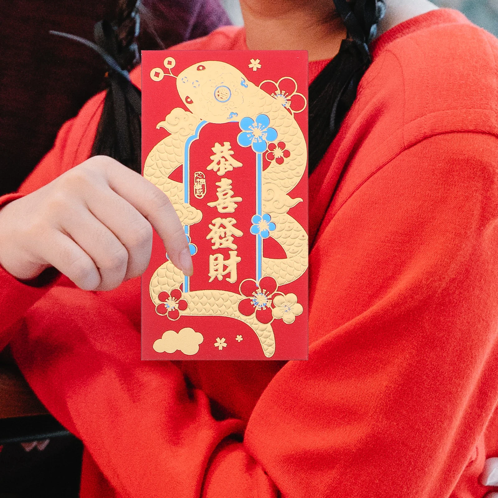 

30pcs New Year Red Envelopes Snake Year Commemorative Chinese Money Holders Cash Envelopes For Lunar Wedding Festive Decorations