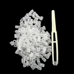 300PCS Winter Queen Colony Stop Rear Laying Egg Plastic Cover Cell Cup Tail Contraceptive Sleeve Control Spawnin Reproduction