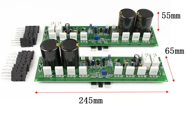 PR-800 1000W Class A / Class AB Professional Stage Audio Amplifier Board American Fairchild C5200 Power Tube