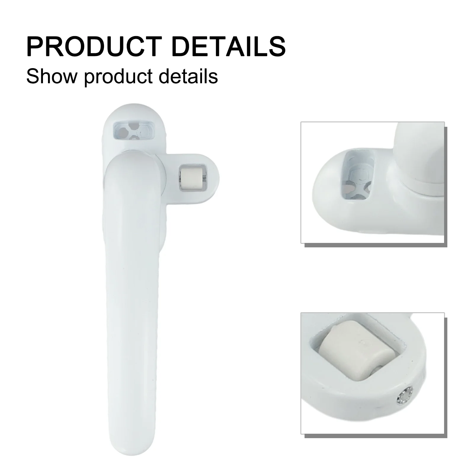 Aluminum Sash Handle for Window and Door Use in Environments Requiring Regular Control and Physical Barrier Integrity