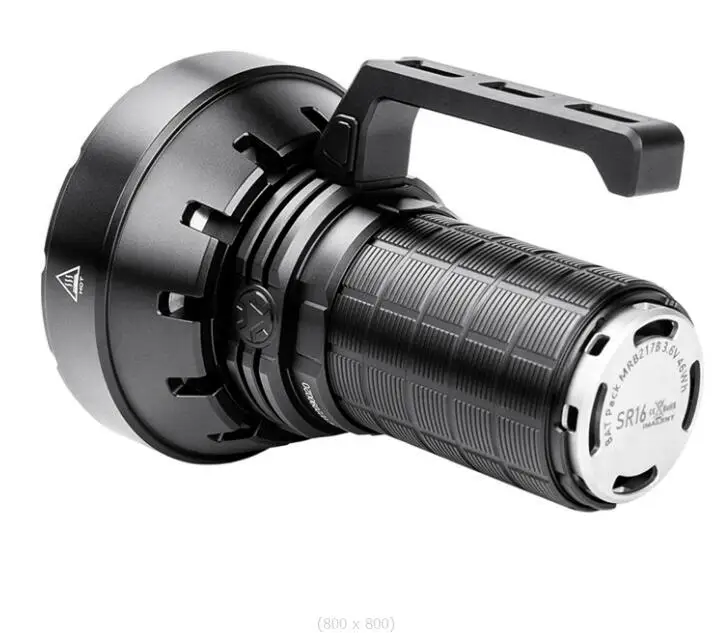 IMALENT SR16 55000 Lumen 1715 Meter Super Bright Searchlight Flashlight Built-in Battery 16x XHP50.3 HI LED Rechargeable Torch