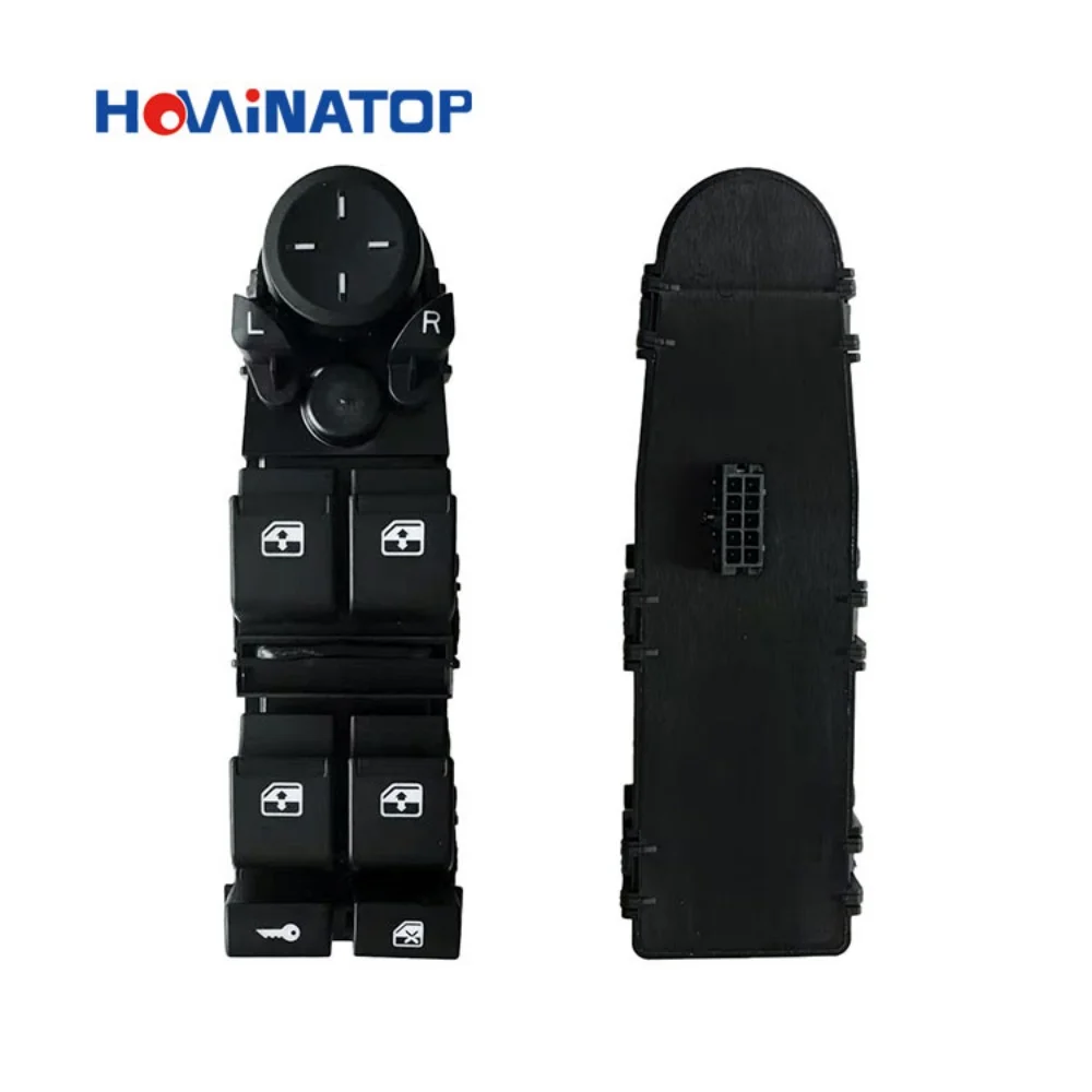HOWINATOP 2170‑3763080 10 Pin Power Window Master Switch White Backlight For Lada Priora 2007‑2018 OEM Replacement 2