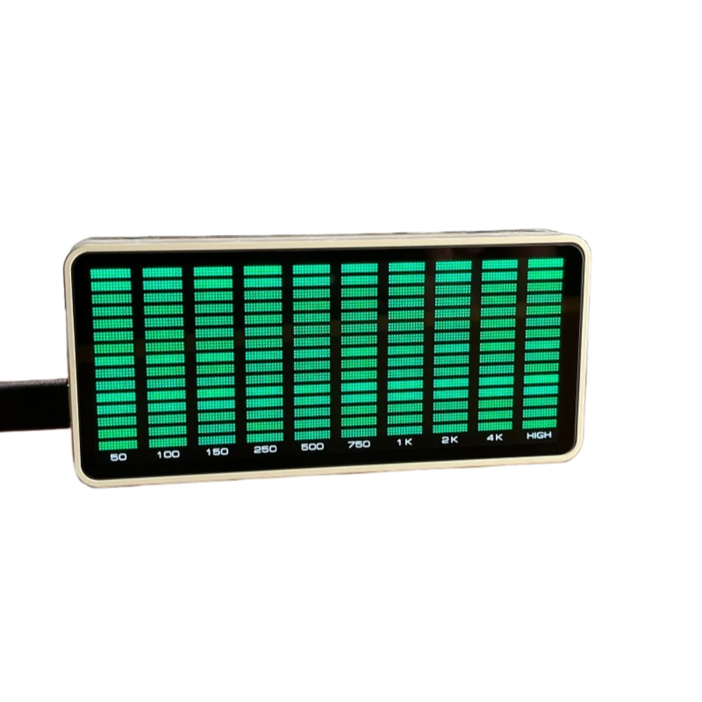 

LED Music Spectrum LED Audio Level Indicator Pickup Rhythm Light Amplifier VU Meter for Car player Atmosphere Lamps