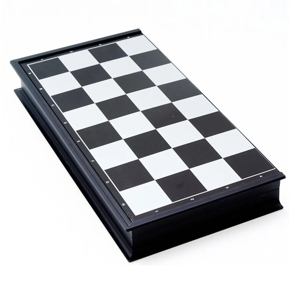 Folding Magnetic Chess 19.5*19.5cm Plastic Chessboard Game Foldable Chess Board Gift for Adult Kids Beginner