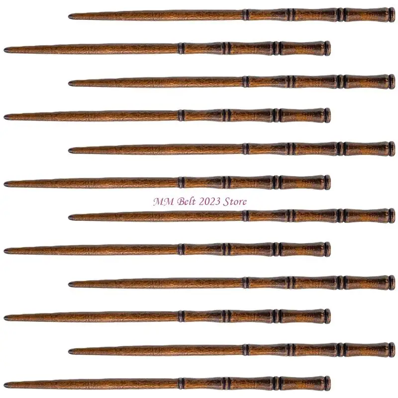 

49ME 12 шт. деревянные палочки для волос в старинном костюме Хана, украшение для волос для быстрых причесок