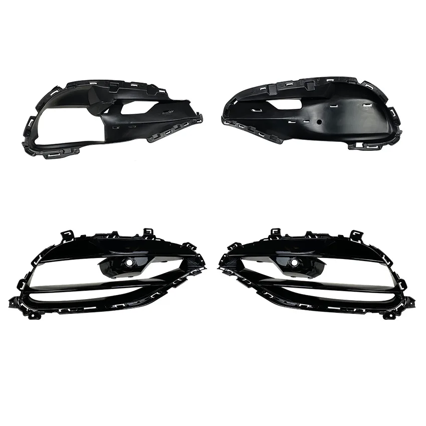 Auto Voorbumper Mistlampen Grille Grill Cover Frame ABS Body Kits Voor Mercedes-Benz A-Klasse W176 A45 AMG 2016 2017 2018