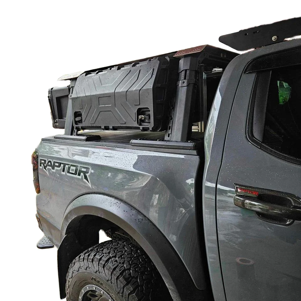 

Universal Pickup Roll Bar System 4WD Practical Style Steel Roll Bar Cover For Toyota Tundra Ranger Tacoma With Two 95 Liter Box