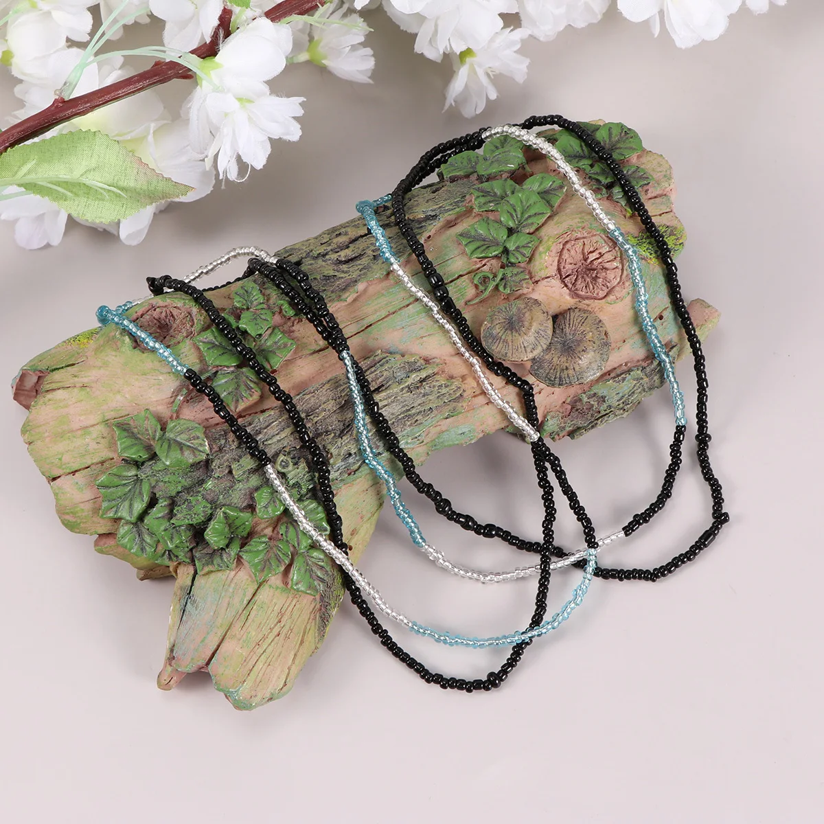 2 Pcs Belly Chains for Women Waist Jewelry Bikinis Body Jewellery Belt Decor Decoration