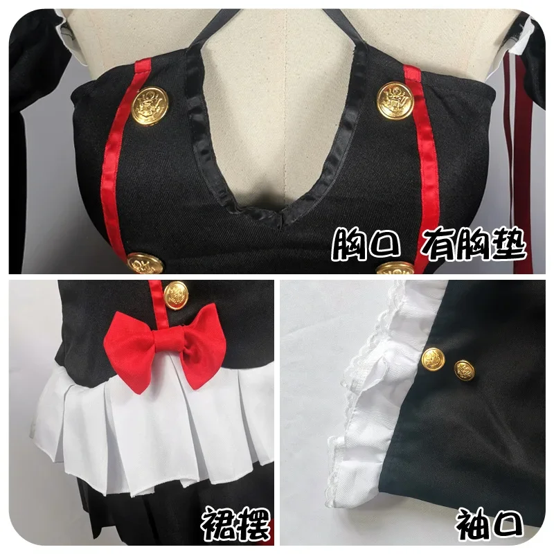 Seraph of The End Owari No Seraph Krul Tepes Cosplay Costume uniforme parrucca Cosplay Anime strega vampiro Costume di Halloween per le donne