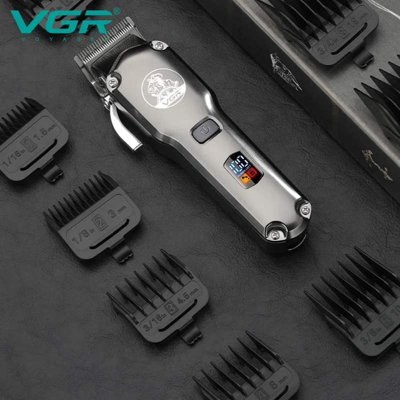 VGR Original Waterproof Combo Set Professional Hair Trimmer Rechargeable Hair Cipper for Men Electric Hair Cutting Machine V-675