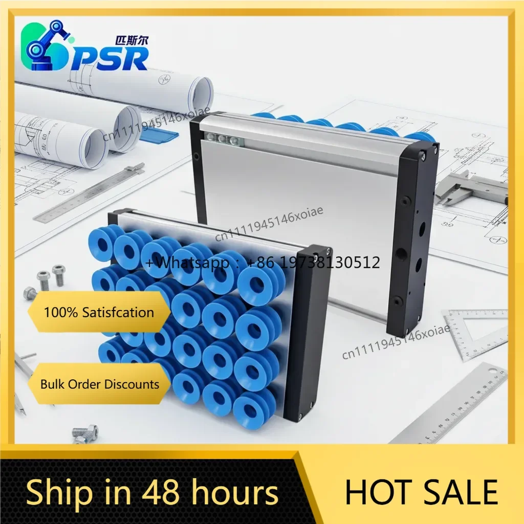 Industrial Heavy Duty Pneumatic Robot Arm Vacuum Gripper Fitting Smart Factory Wood Carton Palletizing EOAT Logistics CPSR 1.5