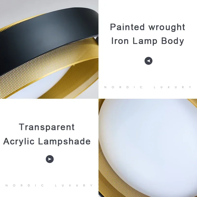 31W Led Ceiling Lamp Bedroom Dining Living Room Decor Light American Nordic White Study Balcony Corridor Daily Lighting image 6