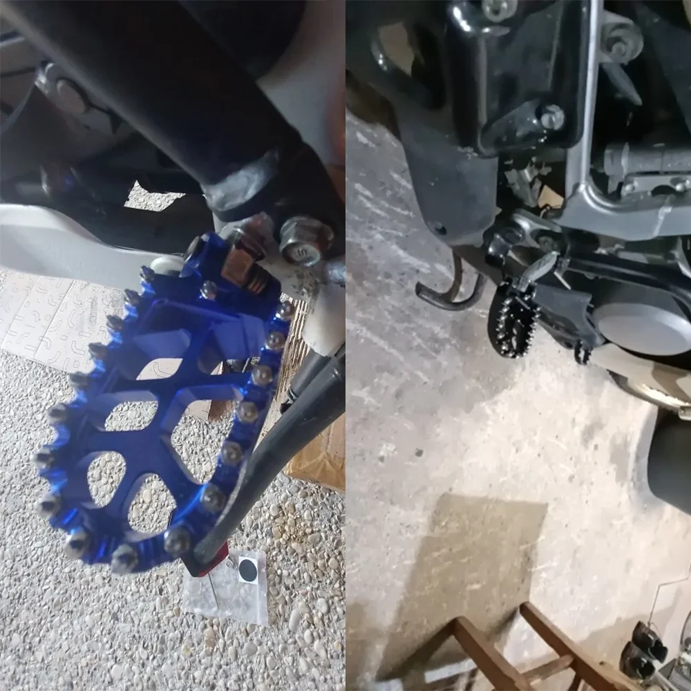 Motorrad-Fußrasten Fußpedale Fußstützen Ersatzteile für HONDA Transalp 600 XL600V XL600 XL 600V 600 V 1987-1999 Zubehör – Detail 4