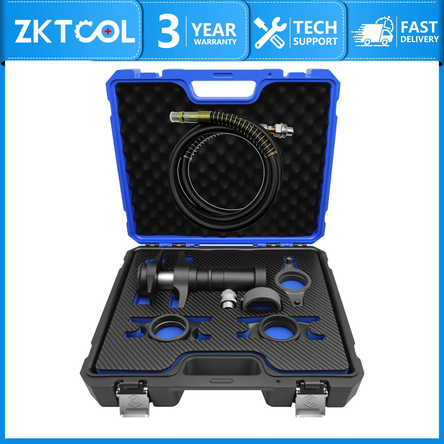 

Инструмент для снятия гидравлического шарового шарнира, подходит для шаровых шарниров диаметром 19-28 мм, 26-32 мм и 30-36 мм.