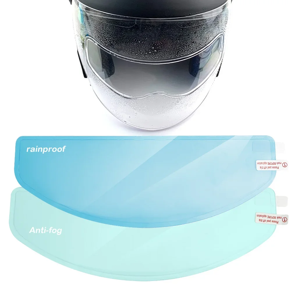 Acessórios MT Helmets: Lente Transparente Anti-Chuva para Capacete, Película Impermeável para Capacete de Motocicleta, Adesivo Anti-Embaçante