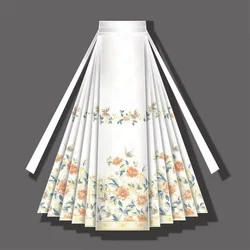 New Products and Improved  Chinese Hanfu Womens Dress Guofeng Horse Face Skirt Adult Spring and Autumn Skirts for Women's skirt