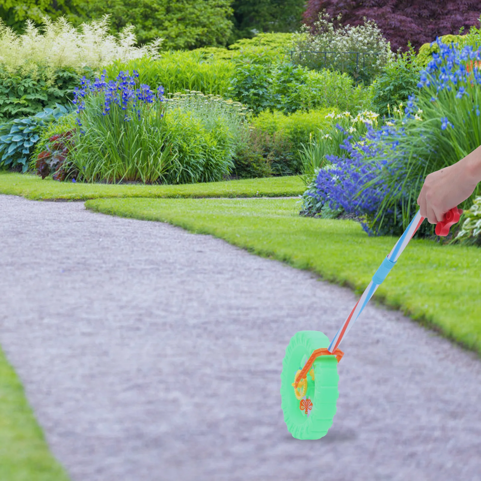 عربة تعلم قضيب الدفع للأطفال، عربة دوارة متينة من مادة PVC للرضع والأطفال الصغار، دعم المشي المبكر مشاية الأطفال #4