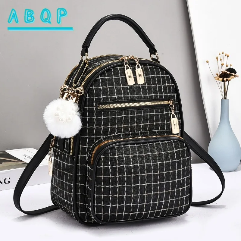 

New Women's Backpack PU Large Capacity Fashion Luxury Women's Backpack High Quality Travel Leisure Backpack Multi-function